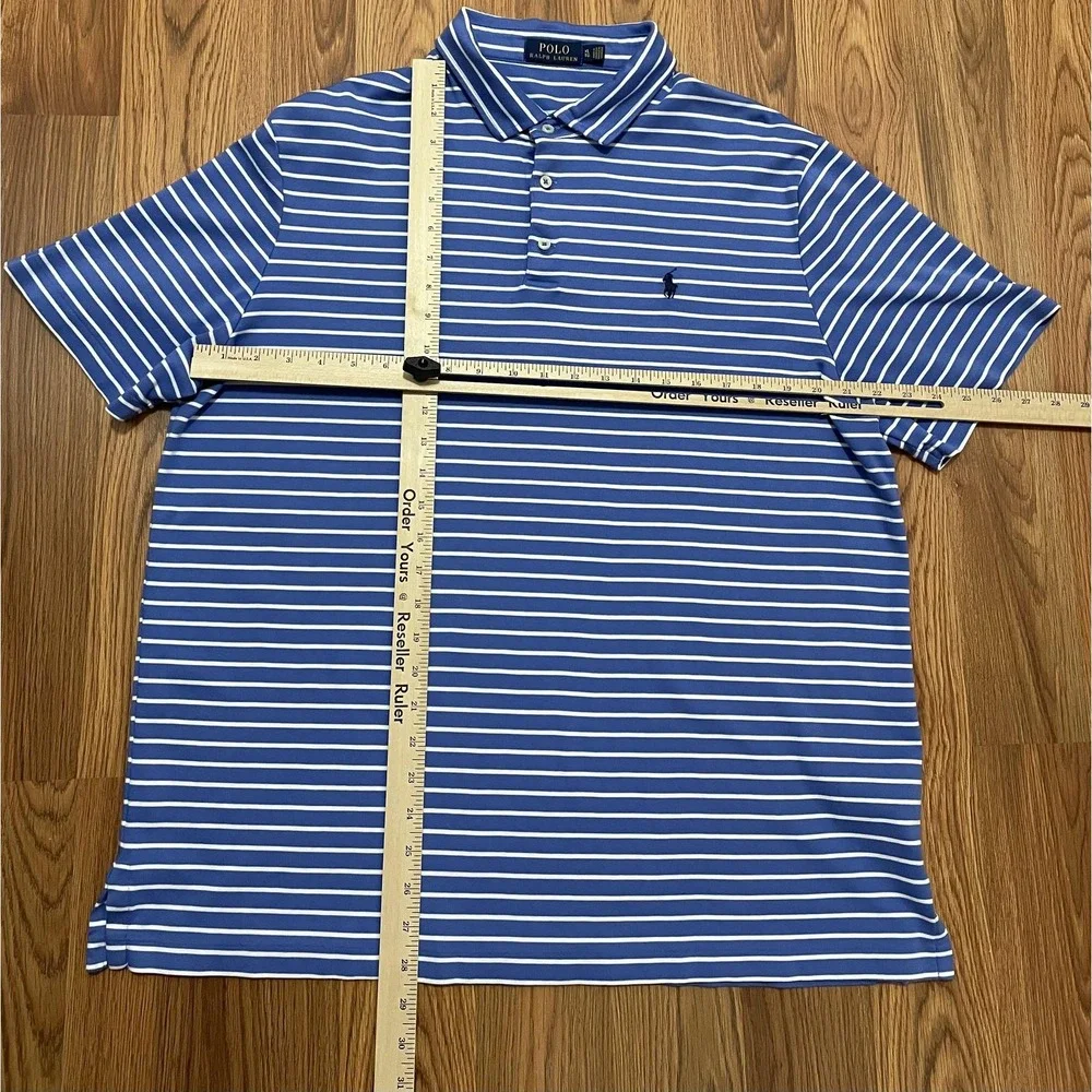 Polo Ralph Lauren Shirt Mens Extra Large Striped Embroidered Pony